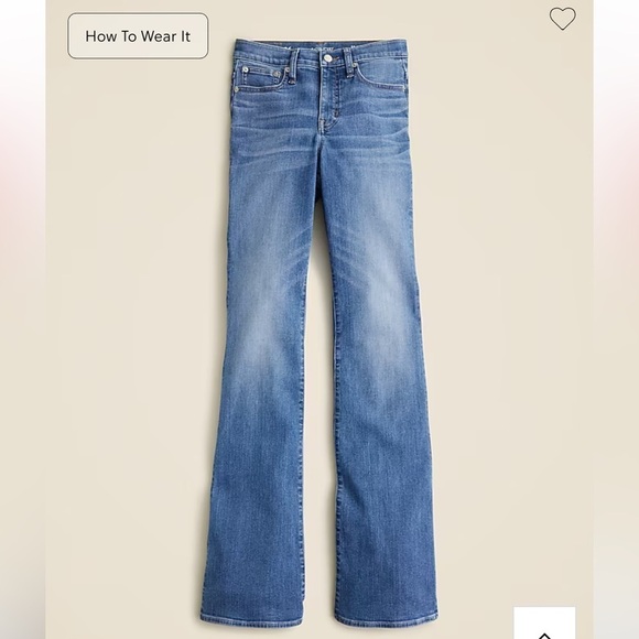 j crew High-rise bootcut jean in 2003 super-stretch - Picture 4 of 5